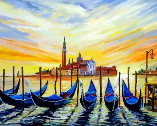 Morning In Venice Italy Art paint by number