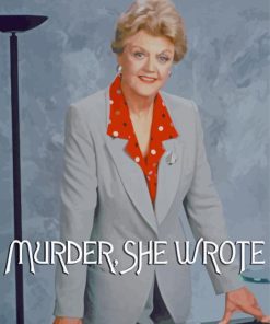 Murder She Wrote Serie Poster paint by number