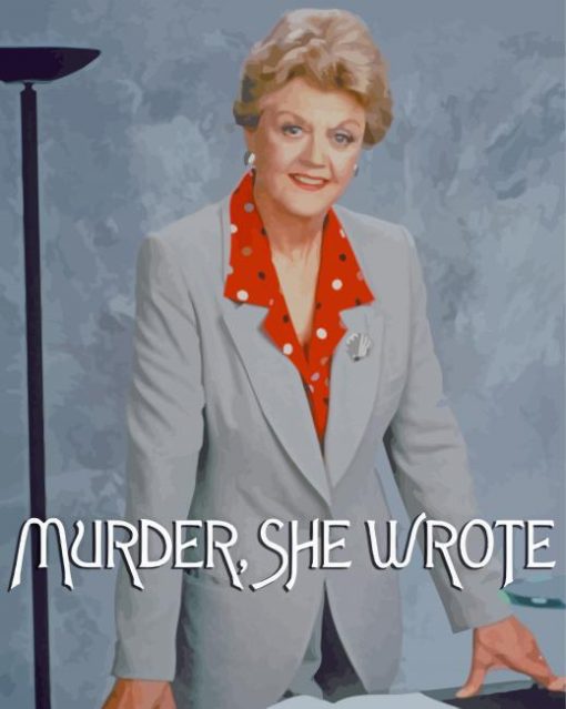 Murder She Wrote Serie Poster paint by number