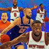 New York Knicks Basketball Team paint by number