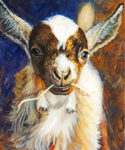 Nigerian Dwarf Goat Art paint by number