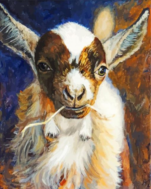 Nigerian Dwarf Goat Art paint by number