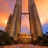 Petrona Twin Towers Kuala Lampur paint by number