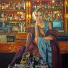 Pin Up Woman In A Bar paint by numner