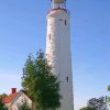 Point Clark Lighthouse paint by number