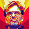 Pop Art Jurgen Klopp paint by number