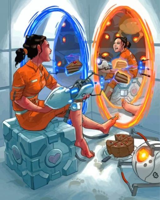 Portal 2 Game paint by number