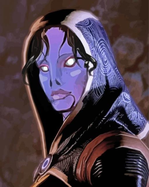 Quarian Lady Art paint by number