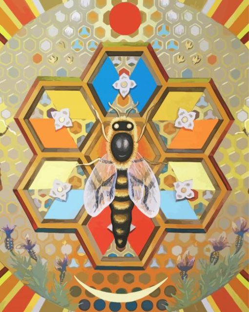 Queen Bee Art paint by number