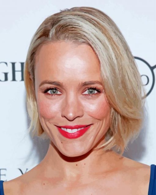 Rachel Mcadams Actress paint by number