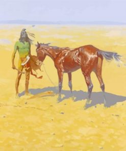 Ridden Down By Frederic Remington paint by number