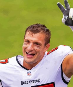 Rob Gronkowski paint by number