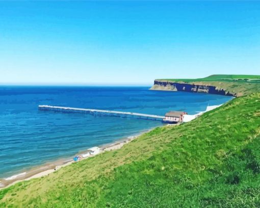 Saltburn By The Sea Paint by number