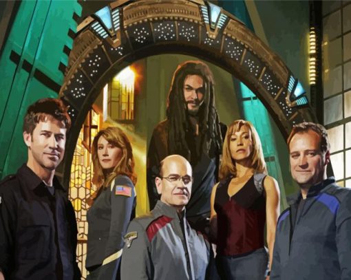 Stargate Atlantis Serie paint by number