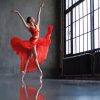 The Ballerina In Red paint by number