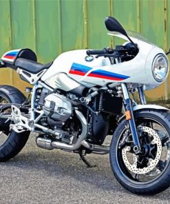 The Cafe Racer Motorcycle paint by number