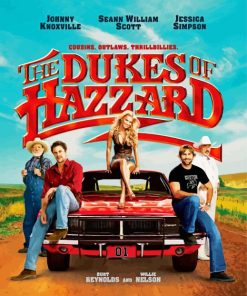 The Dukes Of Hazzard paint by number