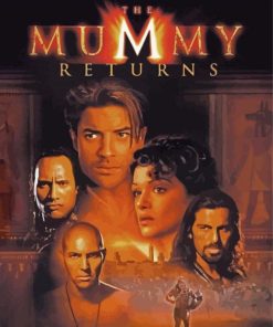 The Mummy Returns Movie Poster paint by number