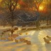 The Shortening Winters Day Is Near A Close Joseph Farquharson paint by number