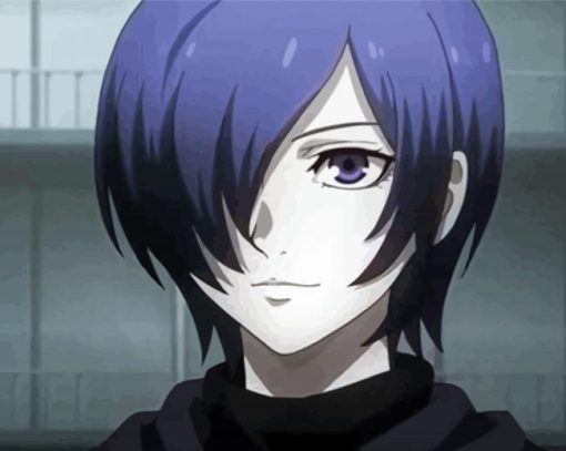 Touka Kirishima Anime Girl paint by number