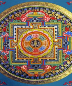 Traditional Mandala paint by number