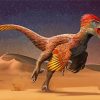 Velociraptor paint by number