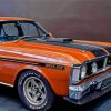 Vintage Falcon GT Car paint by number