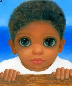 A Day At The Beach By Margaret Keane paint by number