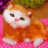 Adorable Toy Cat paint by number