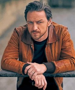 Aesthetic James Mcavoy paint by number