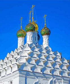 Aesthetic Russian Onion Domes paint by number