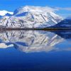 Ben Nevis Scottish Mountain Water Reflection paint by number