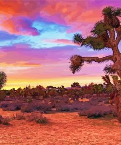 California Desert Sunset Diamond Painting