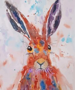 Cool Abstract Hare paint by number