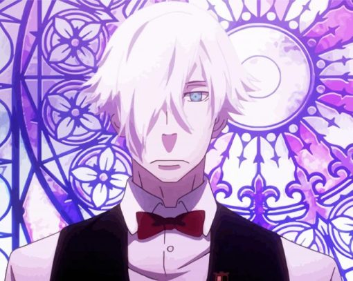 Decim Anime Character From Death Parade paint by number