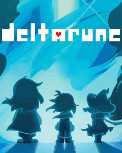 Deltarune Video Game paint by number