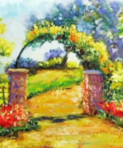 Garden Arch Art paint by number