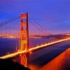 Golden Gate Bridge At San Francisco paint by number