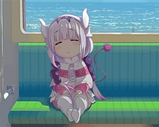 Kanna Kamui Anime paint by number