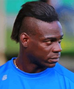 Mario Balotelli Player paint by number