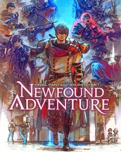 Newfound Adventure Final Fantasy XIV paint by number