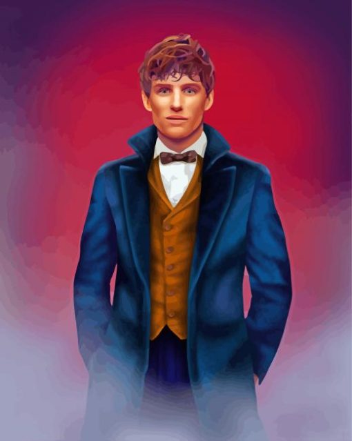 Newton Scamander Character Art paint by number