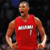 Professional Basketballer Chris Bosh paint by number