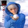 Snowman Jack Frost paint by number