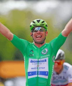 The Champion Mark Cavendish paint by number