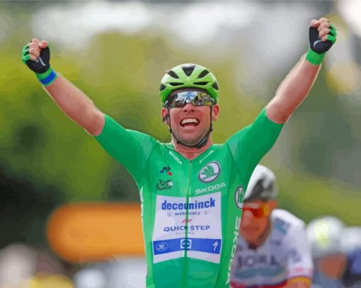 The Champion Mark Cavendish paint by number