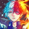 Todoroki Shoto My Hero Anime paint by number