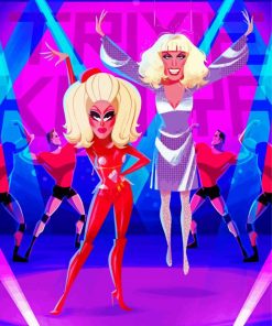 Trixie And Katya paint by number