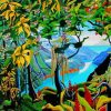 Tropical Borneo Island Art paint by number