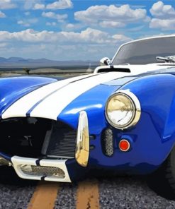 Ucc Blue Roadster paint by number